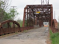 USA - Oklahoma City OK - Closed 1924 Lake Overholser Bridge Detail (19 Apr 2009)